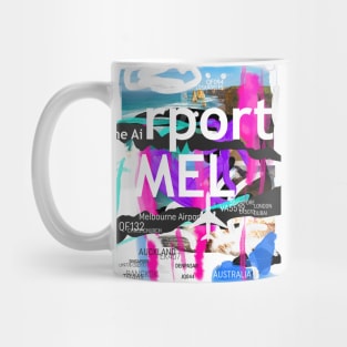 MEL Melbourne airport Mug